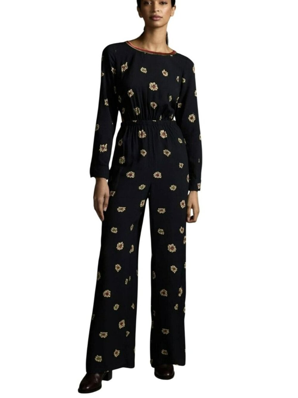 Farm Rio Xl One Piece Lightweight Long Sleeve Jumpsuit New